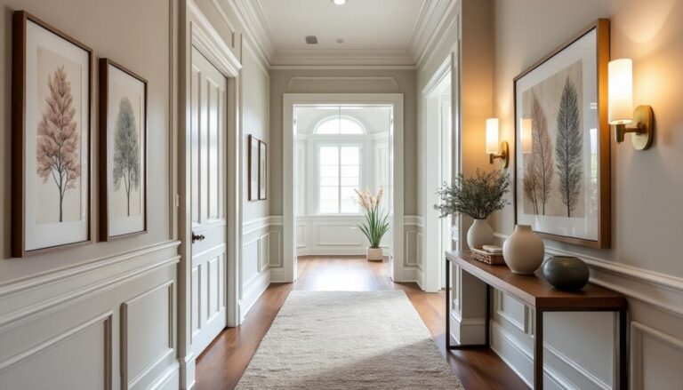 découvrez comment transformer un couloir étroit en un espace accueillant et stylé grâce à des astuces déco simples et des éléments bien choisis. idées et conseils pour un couloir chaleureux !