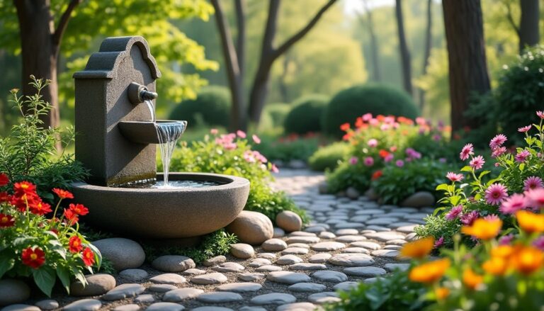 découvrez comment une fontaine ou un bassin peut apporter une ambiance relaxante et élégante à votre jardin. inspirez-vous pour sublimer votre espace extérieur avec une touche déco apaisante et naturelle.
