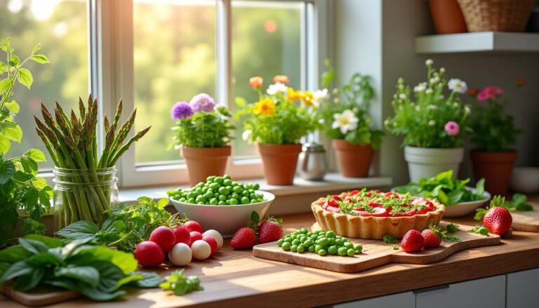 découvrez nos délicieuses recettes de saison pour le printemps ! profitez des produits frais et savoureux de cette période en préparant des plats légers et colorés qui sauront ravir vos papilles. que cuisiner au printemps ? laissez-vous inspirer par nos idées faciles et gourmandes.