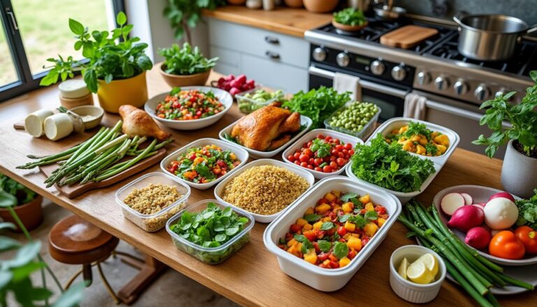 découvrez le batch cooking de printemps : des idées de plats familiaux à préparer le dimanche pour gagner du temps, manger sain et savourer la saison toute la semaine !