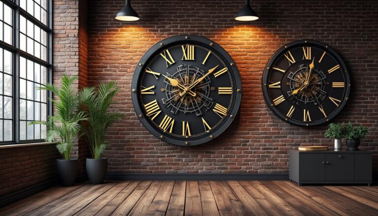 découvrez comment l'éclairage, les miroirs et les horloges peuvent transformer votre intérieur avec une touche loft industriel unique et tendance.