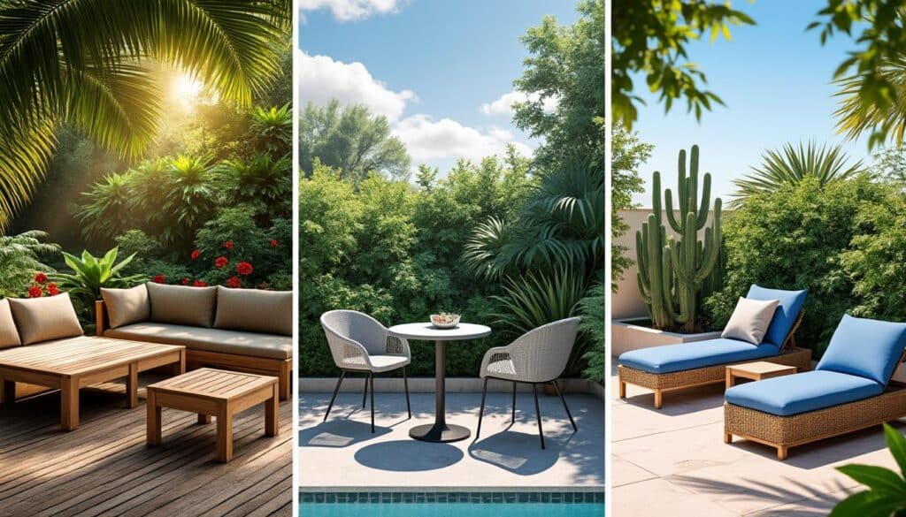 découvrez quels matériaux choisir pour vos meubles d'extérieur en fonction de votre climat afin d'assurer durabilité et confort toute l'année.