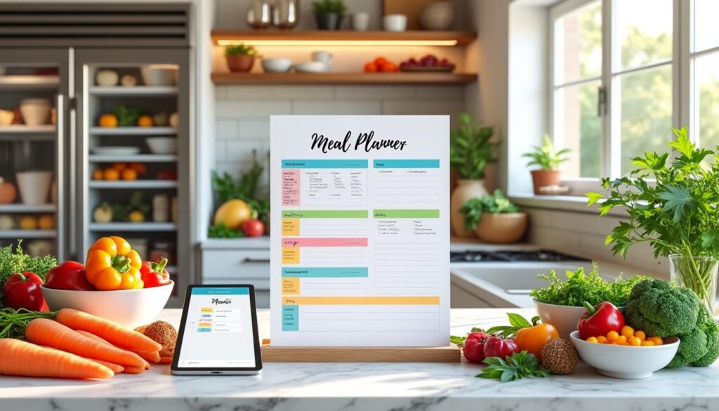 découvrez comment la planification des courses peut optimiser vos menus de la semaine pour gagner du temps et manger équilibré.