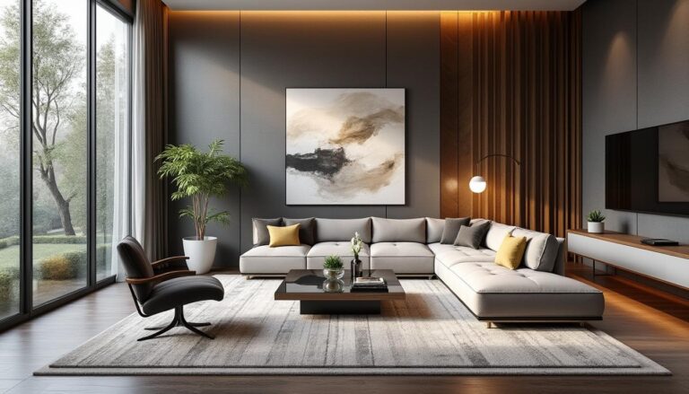 découvrez comment le placement stratégique du tapis central peut structurer et harmoniser la décoration de votre salon pour un espace à la fois élégant et convivial.