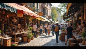 découvrez comment l'exploration des brocantes locales dynamise le marché de la seconde main en offrant des trésors uniques et durables.