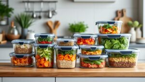 découvrez comment la conservation dans des boîtes en verre assure la sécurité et la fraîcheur de vos repas lors du batch cooking.
