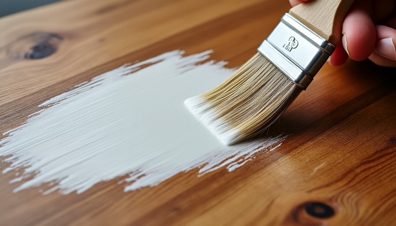 découvrez comment l'application d'un vernis mat transparent protège efficacement vos meubles tout en préservant leur esthétique naturelle.