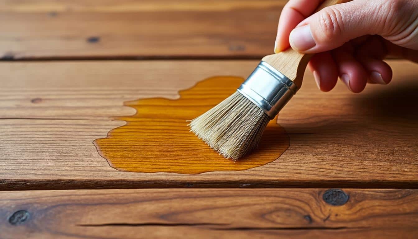 découvrez comment l'application d'une huile protectrice nourrit et protège le bois de teck, en préservant sa beauté naturelle et sa durabilité.
