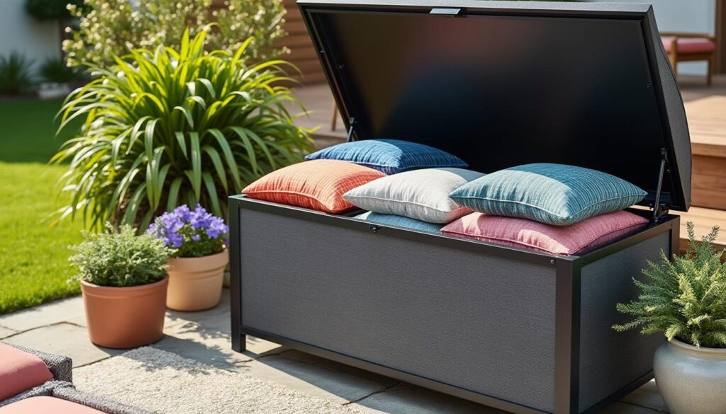 découvrez pourquoi un coffre de rangement est essentiel pour stocker vos coussins d'extérieur et les protéger des intempéries tout au long de l'année.