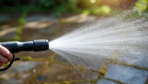 découvrez comment un nettoyeur haute pression simplifie et accélère l'entretien de vos surfaces extérieures pour un nettoyage efficace et rapide.