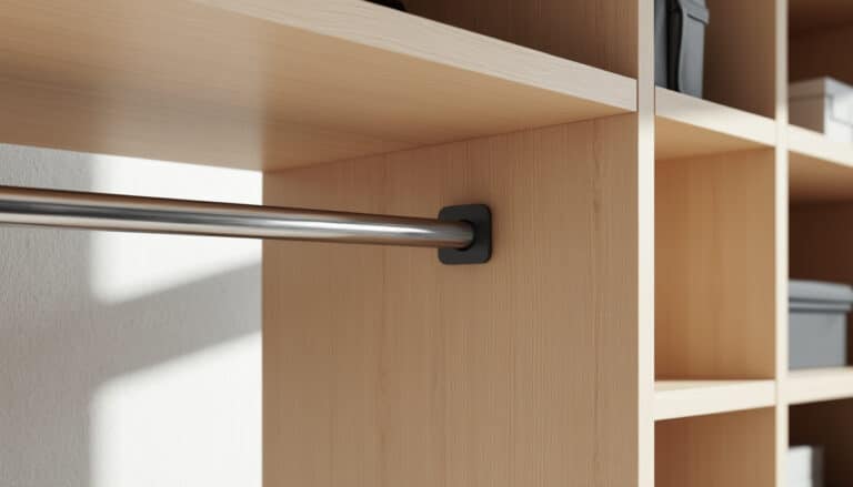 découvrez comment la fixation de barres de penderie ajustables optimise et structure votre dressing modulable pour un rangement sur mesure et fonctionnel.