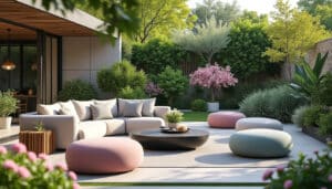 découvrez comment l'ajout de poufs imperméables confortables peut agrandir et embellir votre salon de jardin, alliant style et praticité pour des moments de détente en plein air.