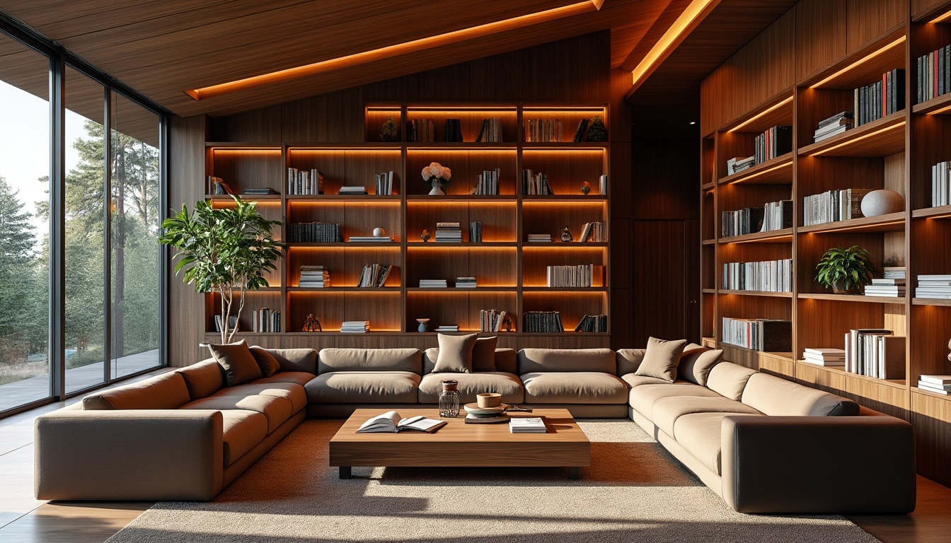 découvrez comment la création d'une bibliothèque intégrée au plafond permet de valider et sublimer vos meubles sur-mesure pour un intérieur unique et optimisé.
