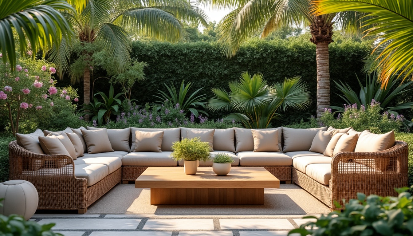découvrez comment organiser les assises autour d'une table basse pour créer un salon de jardin convivial et harmonieux, idéal pour des moments de détente en plein air.