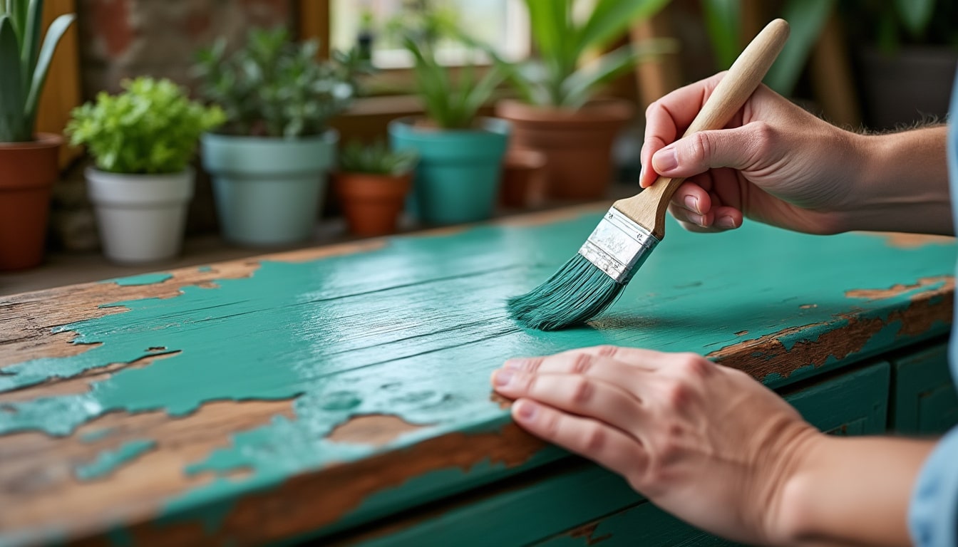 découvrez comment l'application d'une peinture recyclée écologique transforme et rafraîchit les objets de seconde main, alliant durabilité et créativité pour un impact environnemental réduit.