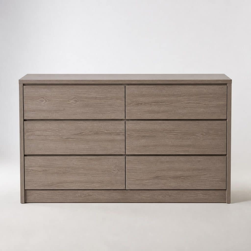 Commode Chambre 6 Tiroirs — vue de face