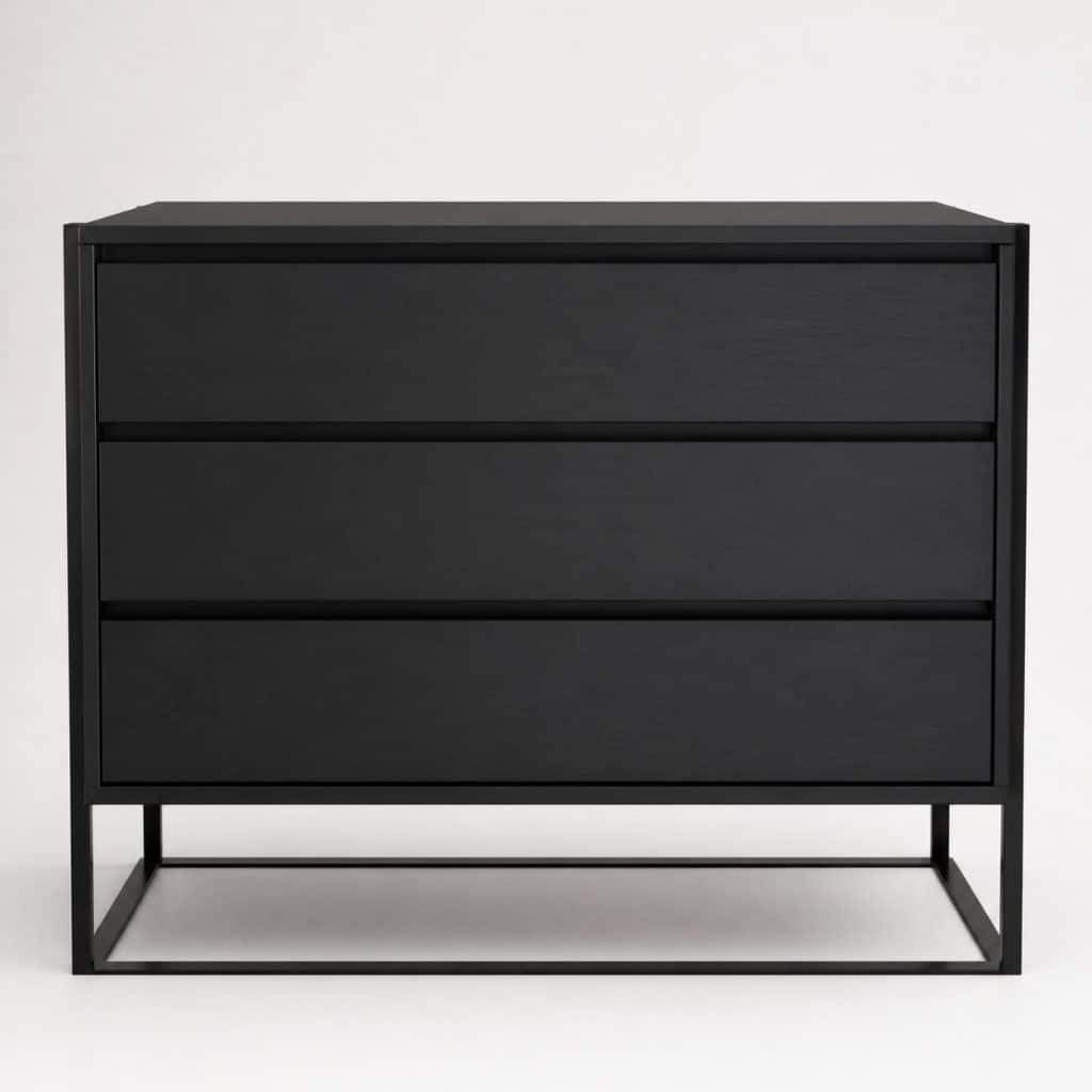 Commode Chambre Design Épuré — vue de face