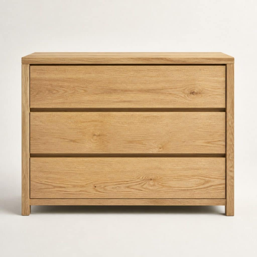 Commode Chambre en Bois — vue de face