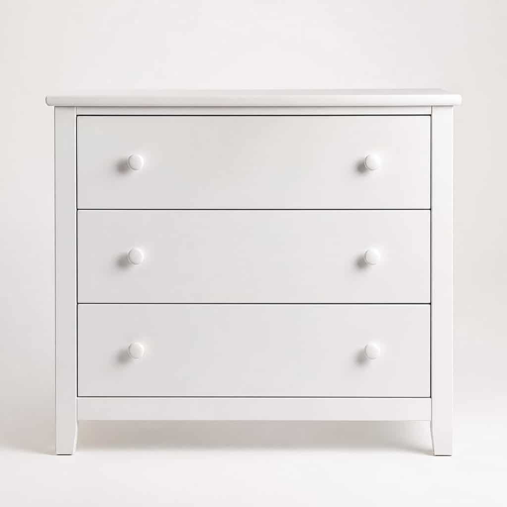 Commode en Bois Blanc — vue de face