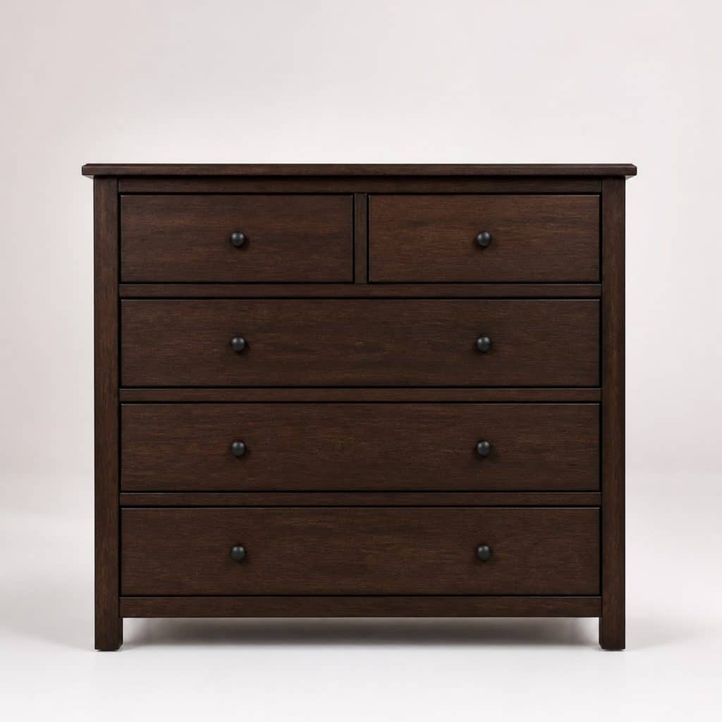 Commode en Bois Foncé — vue de face