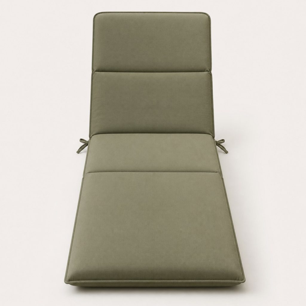 Matelas de Transat Jardin Résistant — vue de face