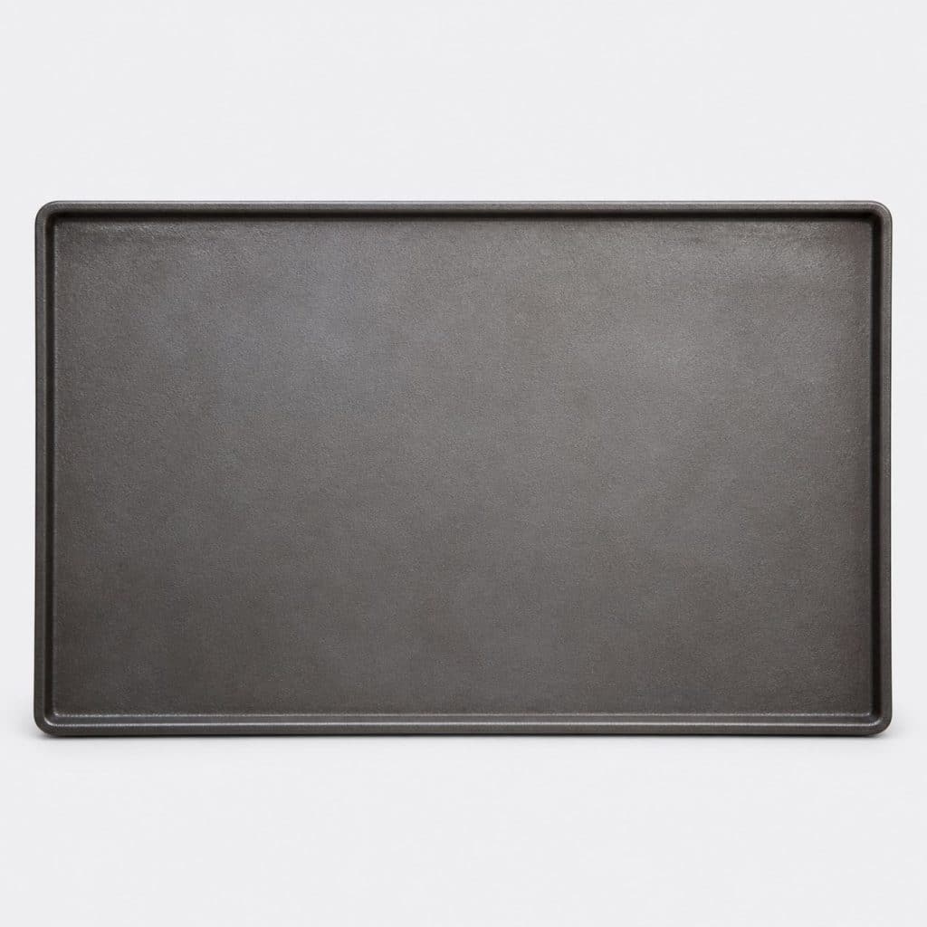 Plaque de Plancha en Fonte — vue de face