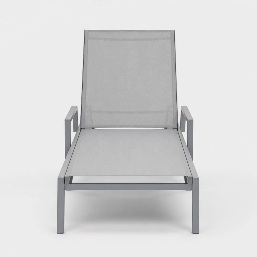 Transat de Jardin en Aluminium — vue de face